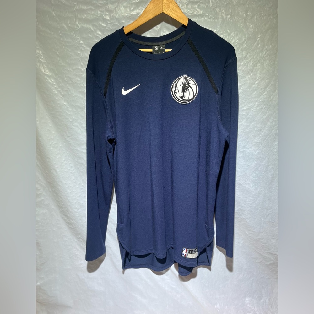 Dallas Mavericks Long Sleeve Warm Up Shirt